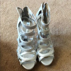 Clubbing heels goes great with everything